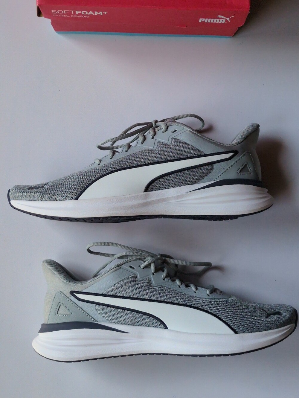 PUMA Transport Sneaker Modern Gray NIB Mens Sz 9 Softfoam Optimal Comfort